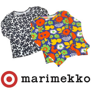 Lot 2 Marimekko x Target Child's Sz M Rash Guards Long Sleeve Swim Tops